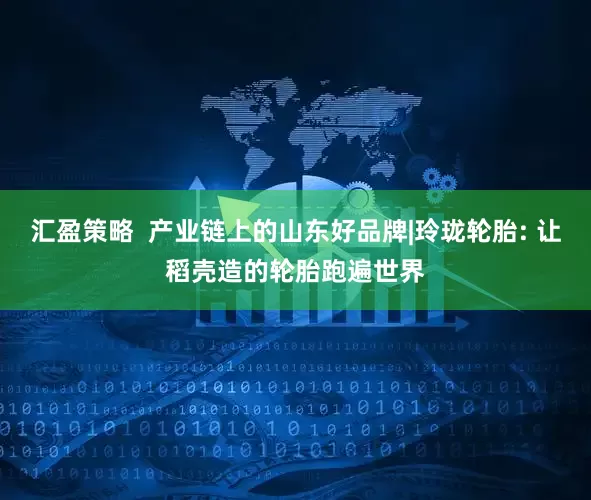 汇盈策略  产业链上的山东好品牌|玲珑轮胎: 让稻壳造的轮胎跑遍世界